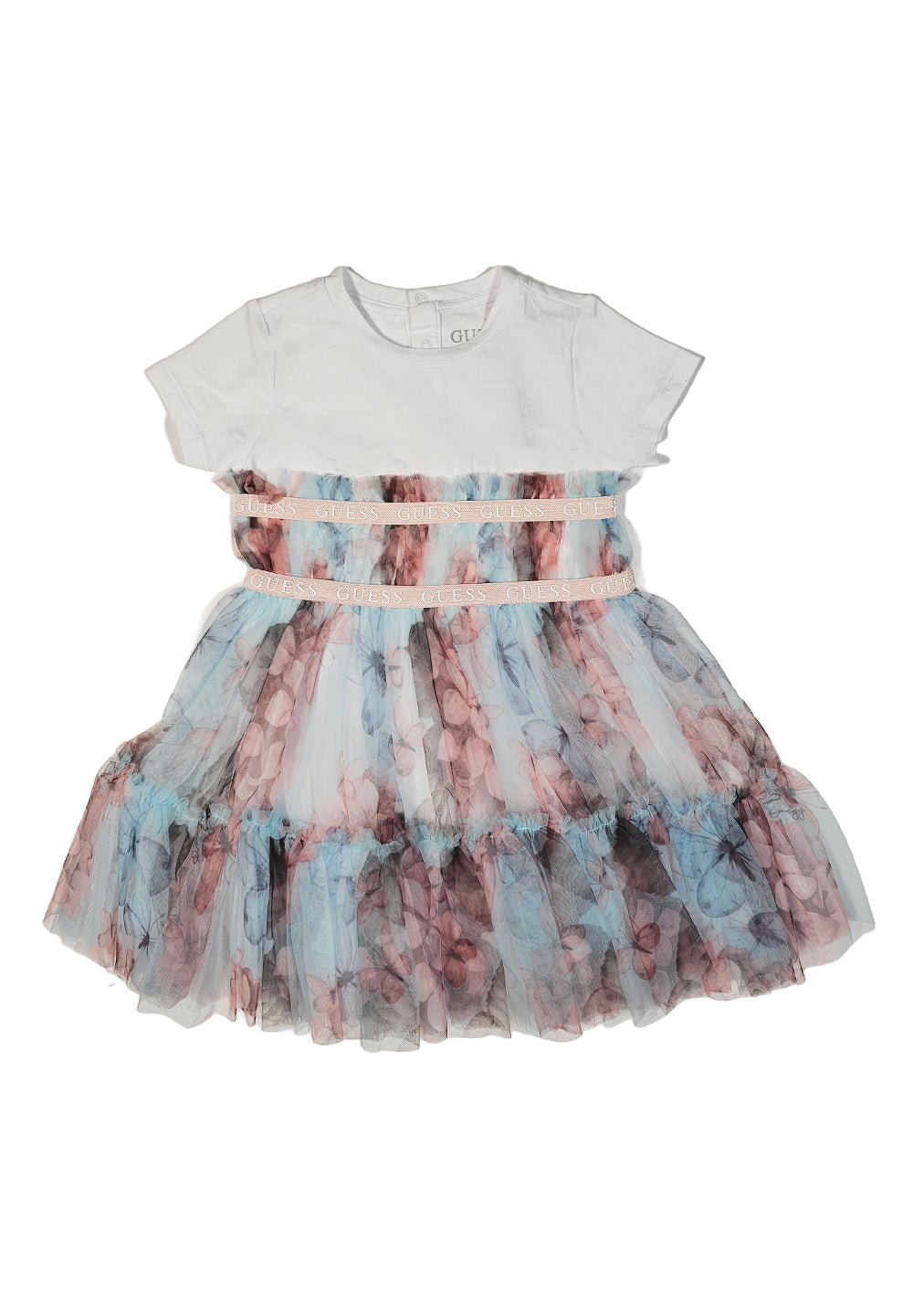 Vestido de tul multicolor para niña