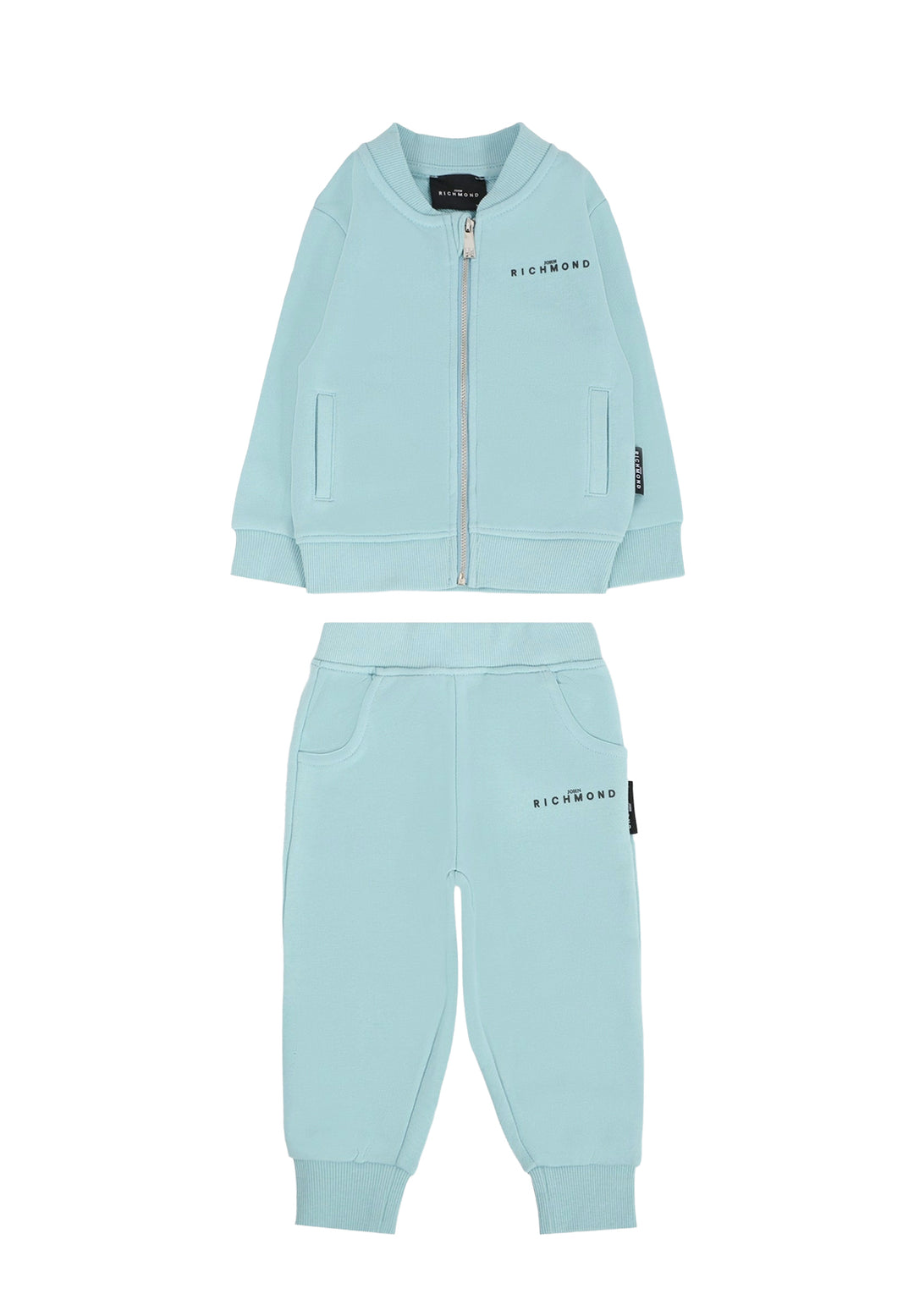 hellblaues Sweatshirt-Set für Jungen