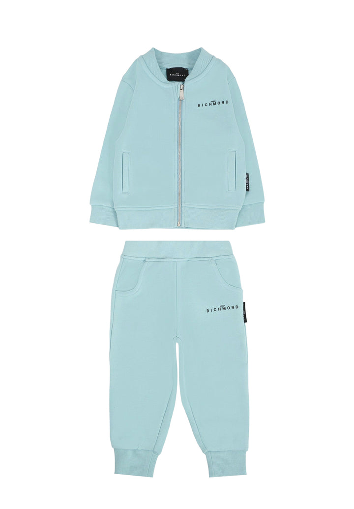 hellblaues Sweatshirt-Set für Jungen