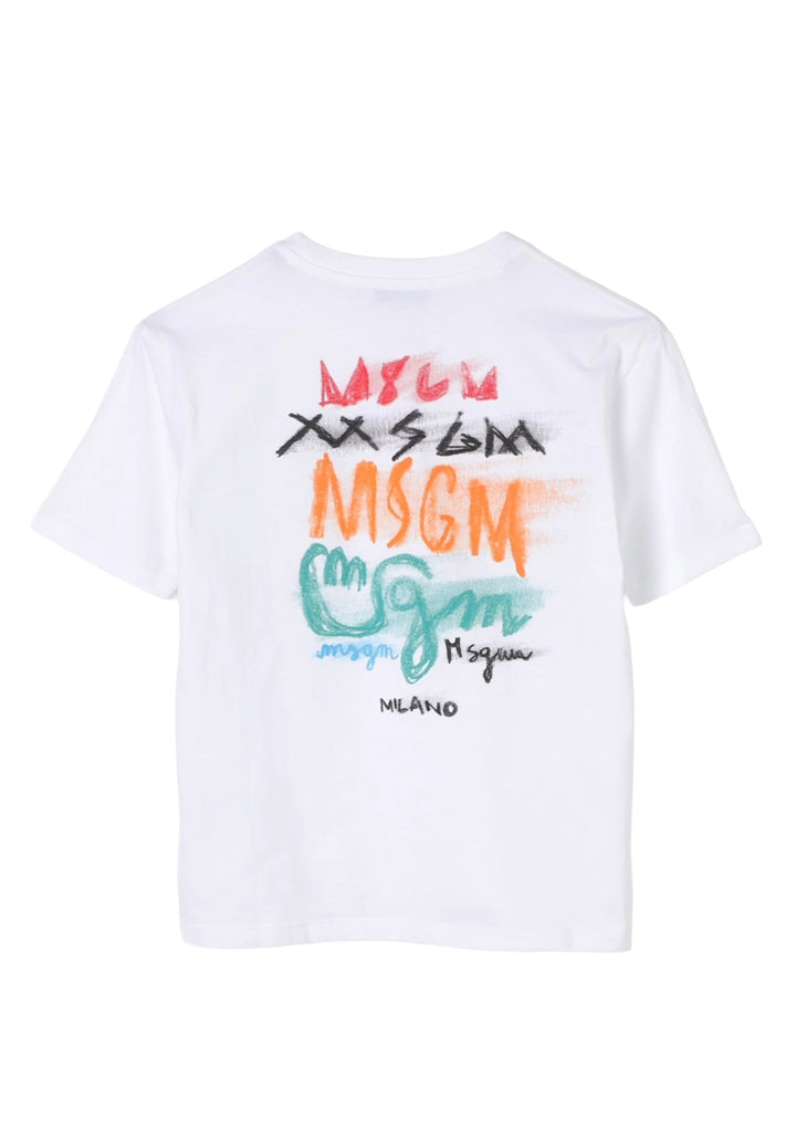 White t-shirt for a child