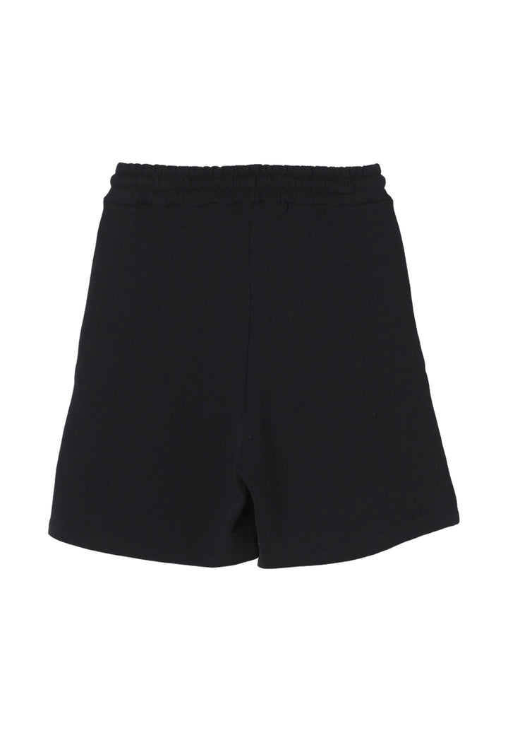 Schwarze Sweatshirt-Bermudashorts für Jungen