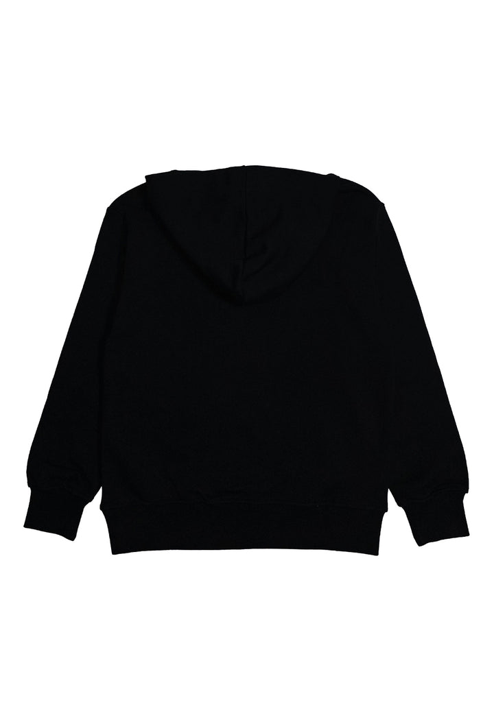 Black hooded sweatshirt for kids
