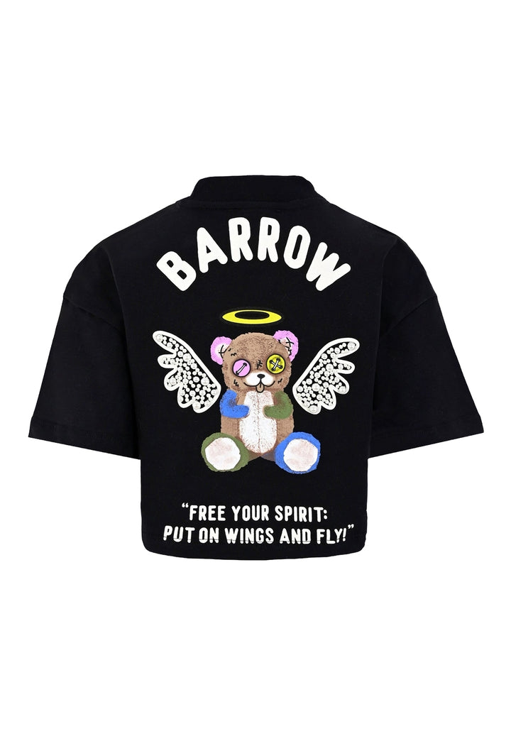 Camiseta negra para niña