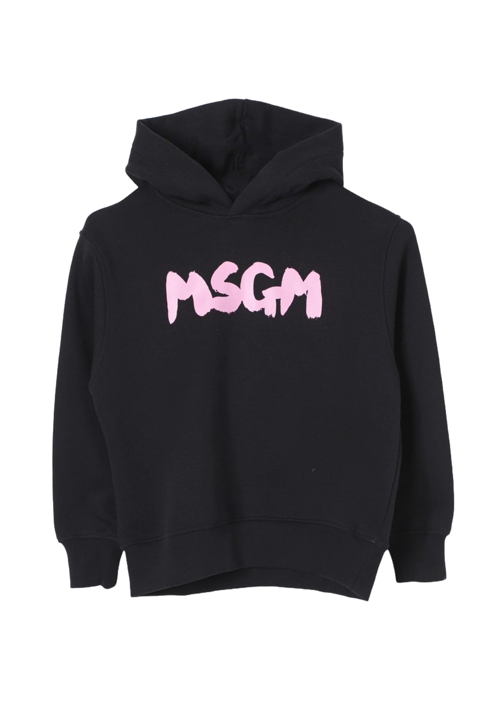 Sweat à capuche noir pour fille