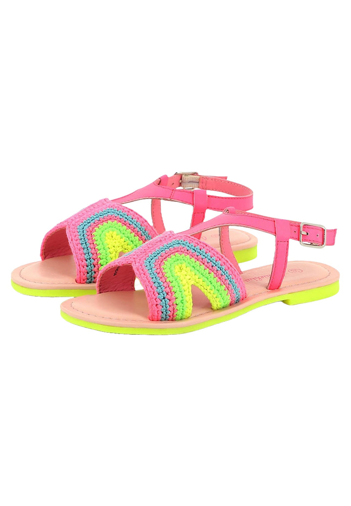 Sandalias multicolor para niña