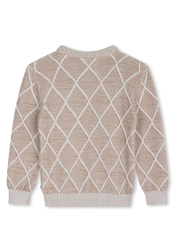 Pull beige pour enfant