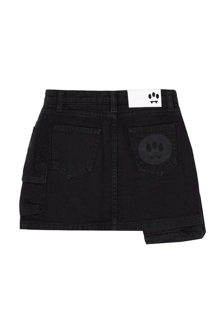 Schwarzer Jeansrock für Mädchen