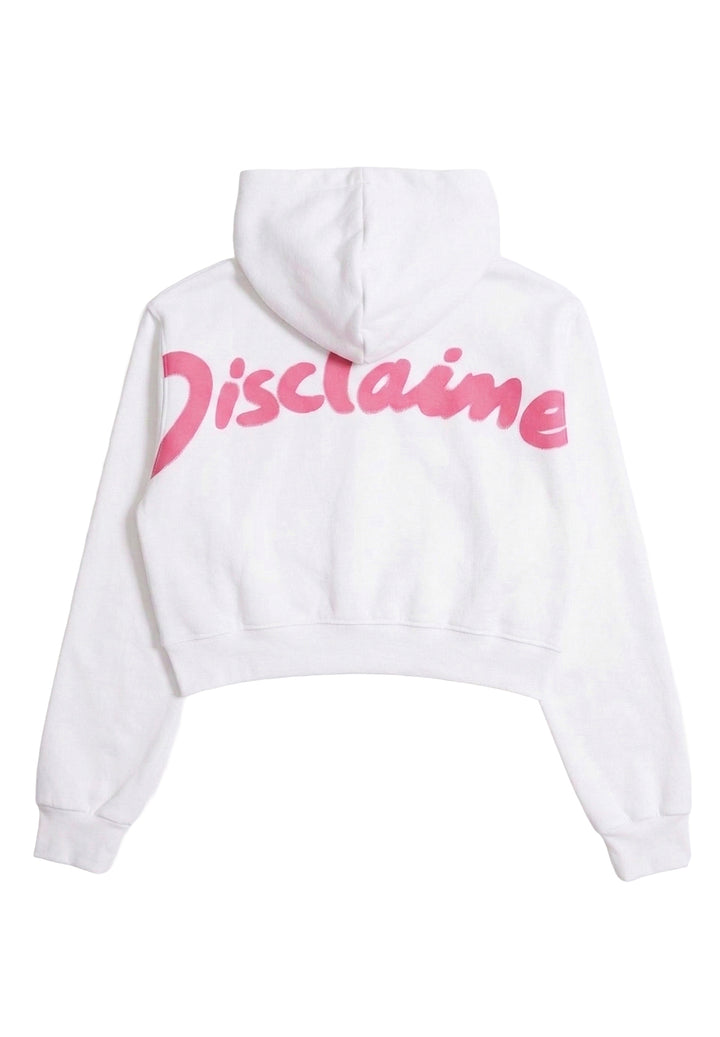 White hooded sweatshirt for girls