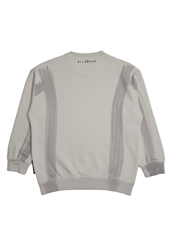 Graues Sweatshirt mit Rundhalsausschnitt für Jungen