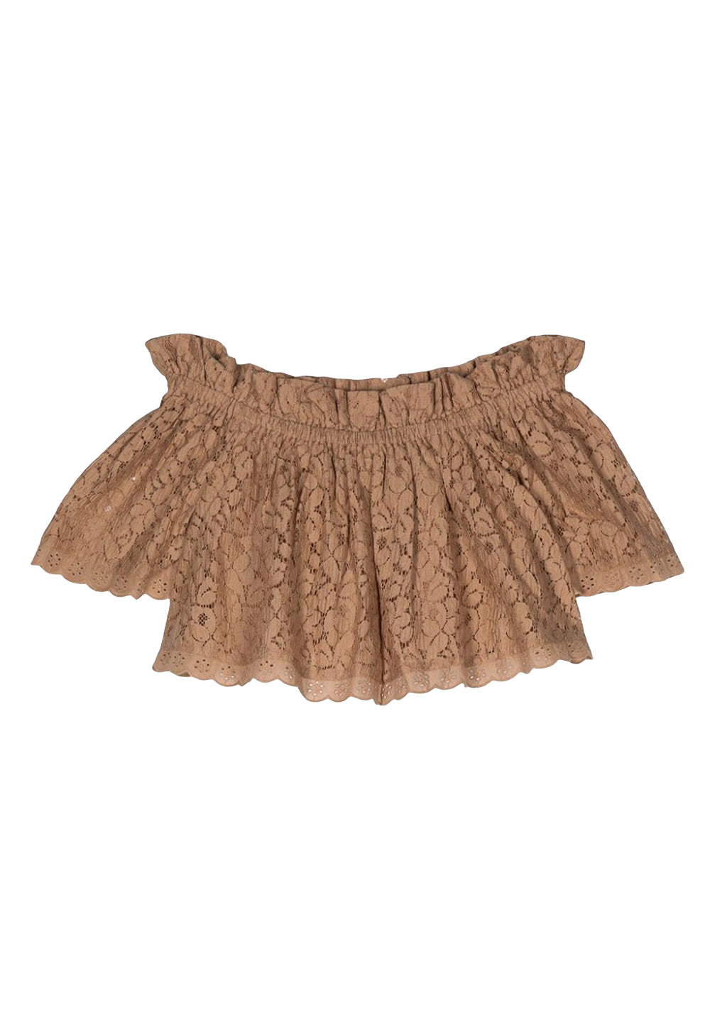 Haut marron pour fille