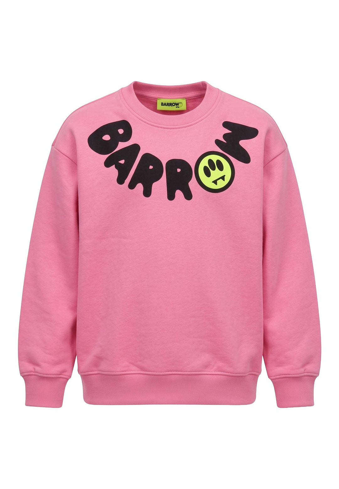 Felpa girocollo rosa unisex