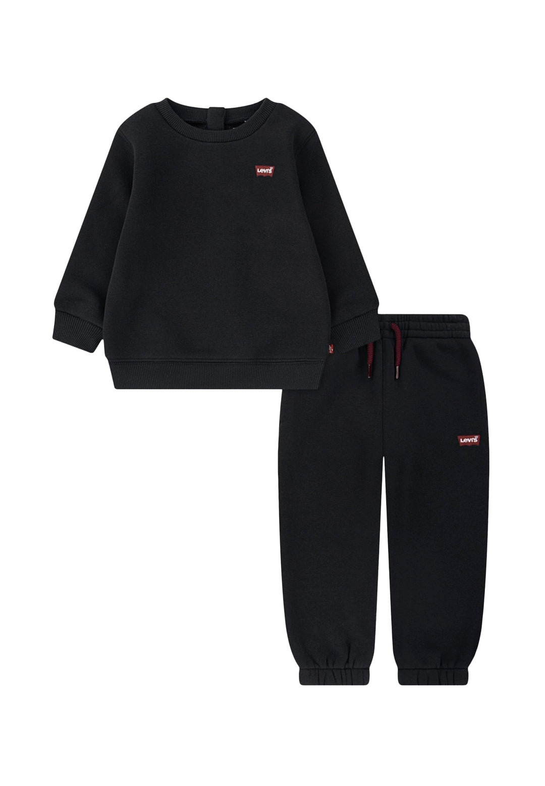 Ensemble sweat-shirt noir pour nouveau-né