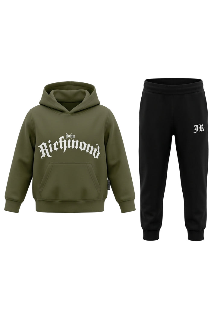Grün-schwarzer Trainingsanzug für Kinder