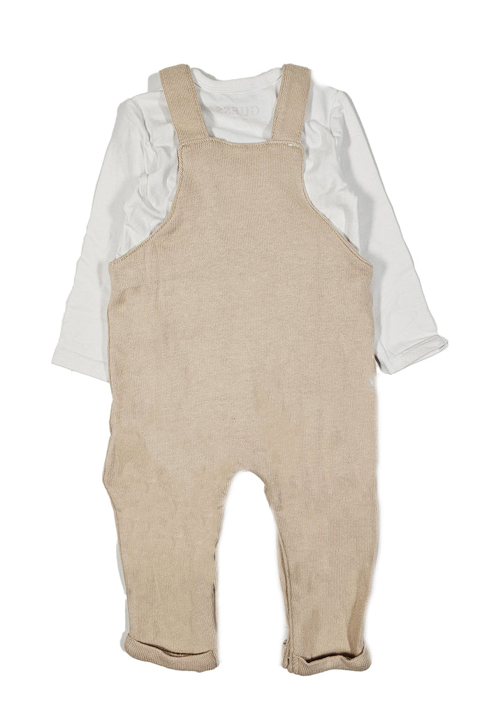 Barboteuse bébé beige