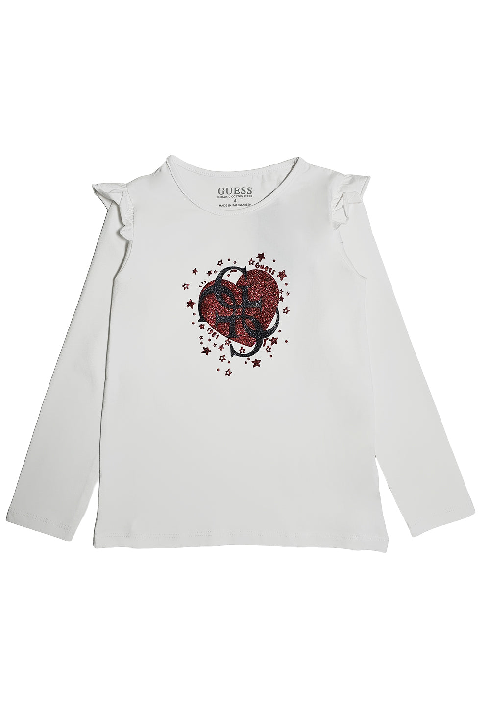Camiseta blanca para niña