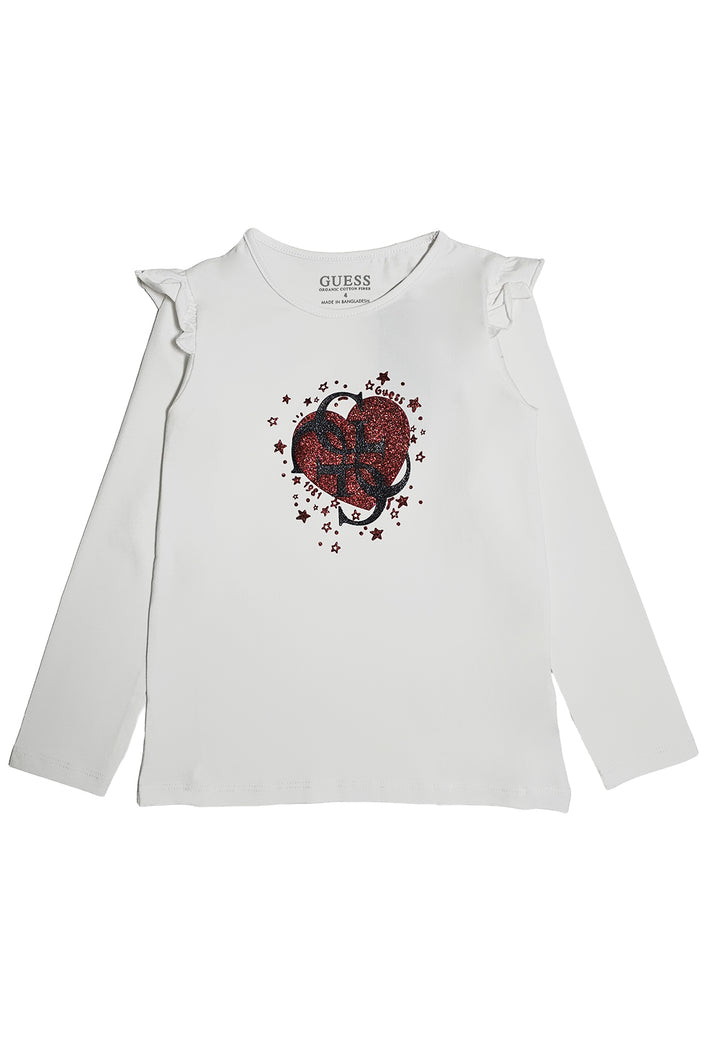 Camiseta blanca para niña