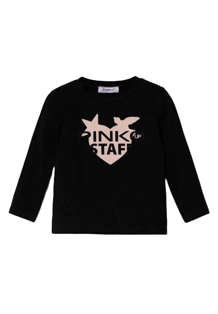 Black t-shirt for baby girl