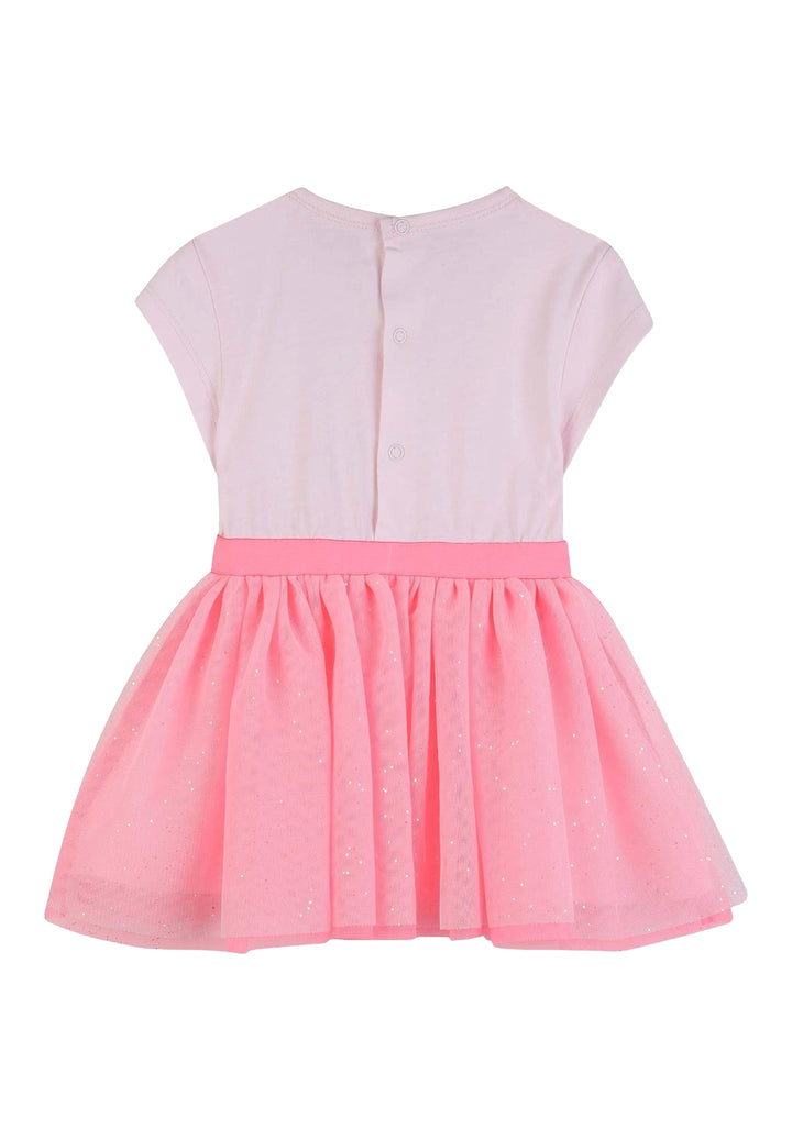 Vestido rosa para recién nacida