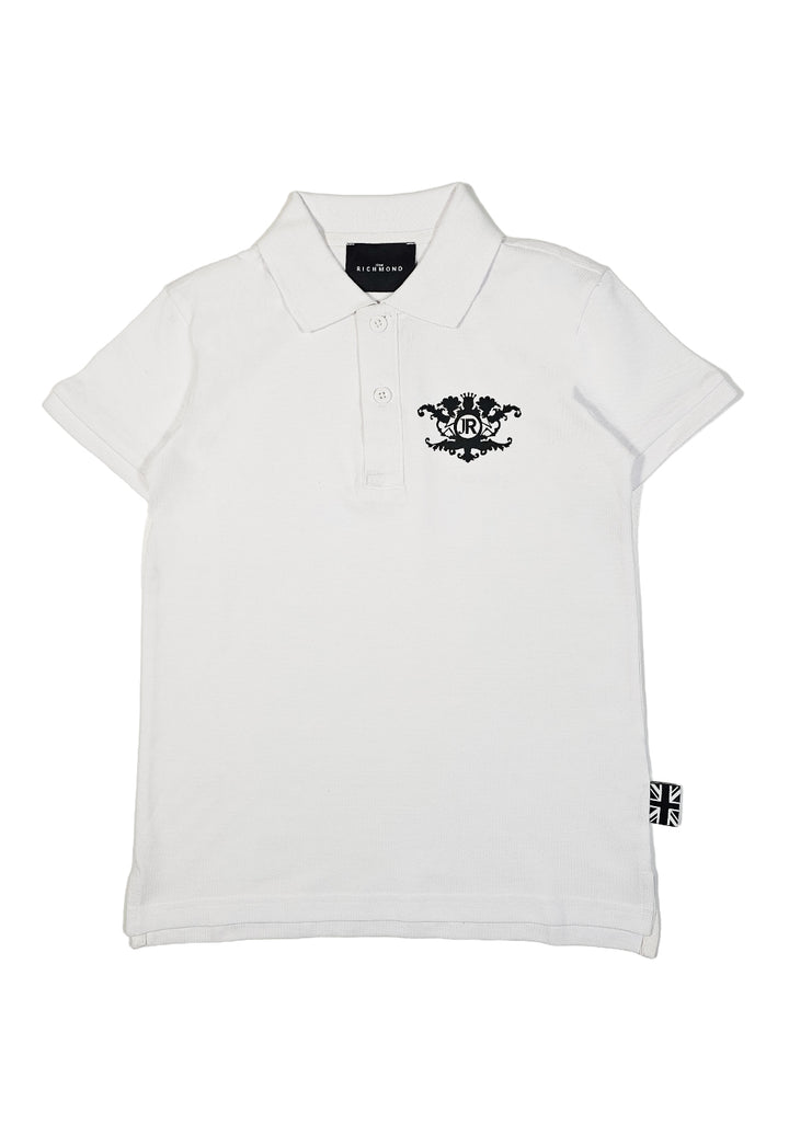 White polo shirt for boy