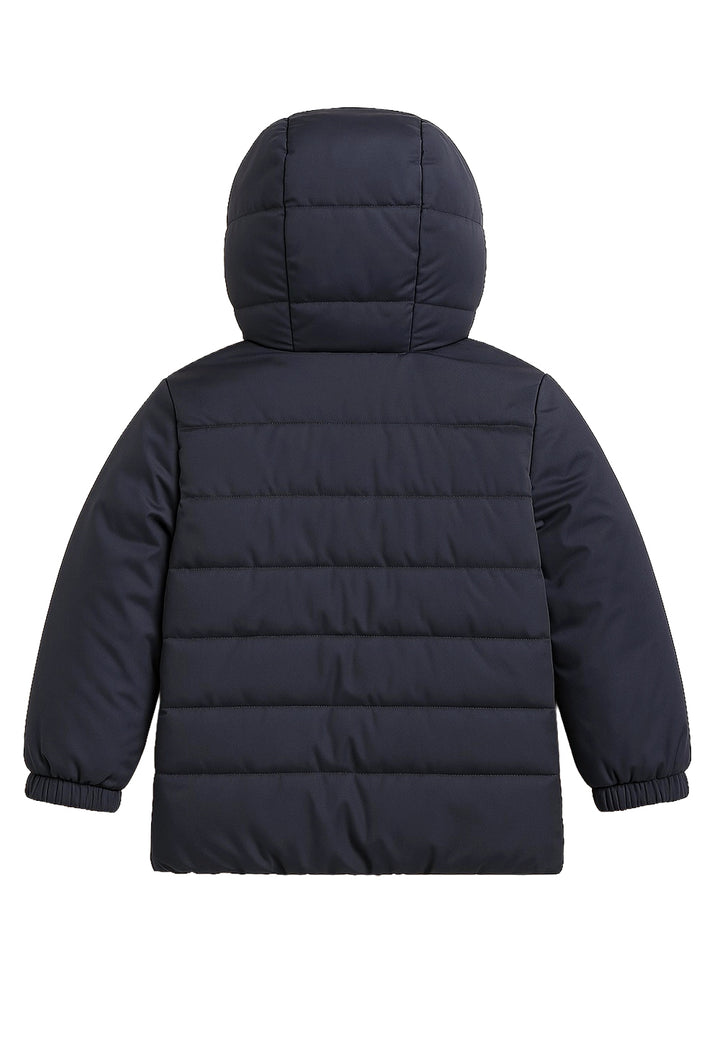 Chaqueta reversible azul para bebé