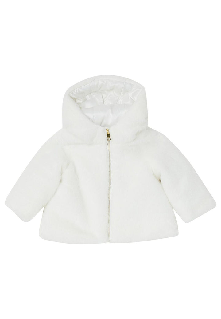 White baby girl jacket