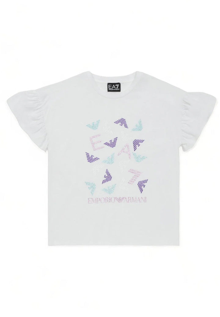 T-shirt blanc pour fille