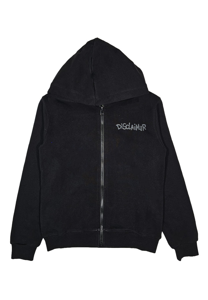 Schwarzes Sweatshirt mit Reißverschluss für Jungen