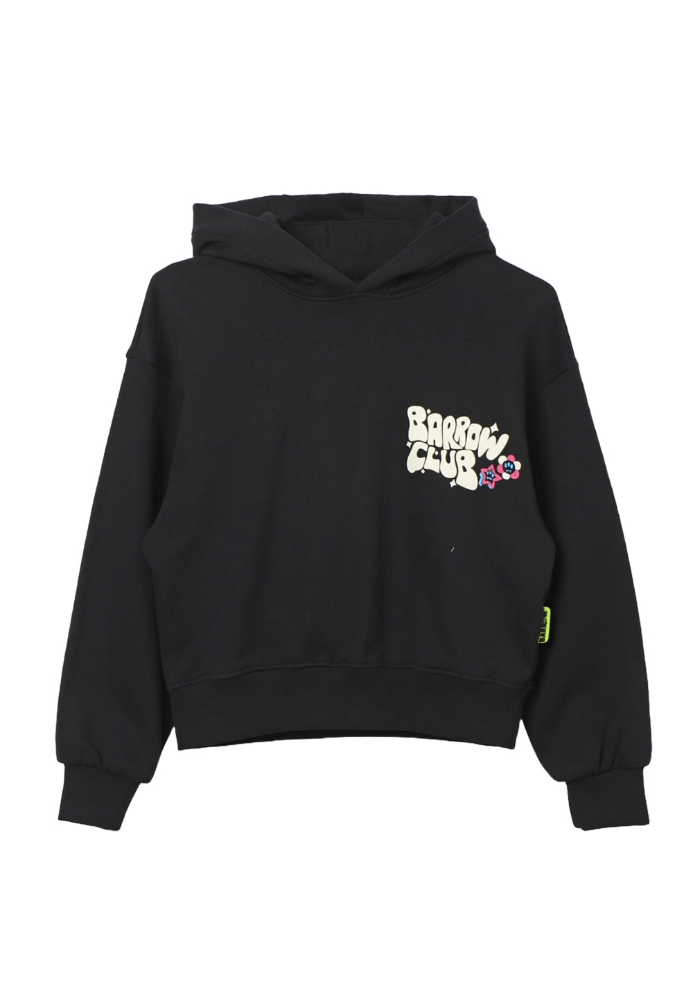 Schwarzes Kapuzensweatshirt für Mädchen
