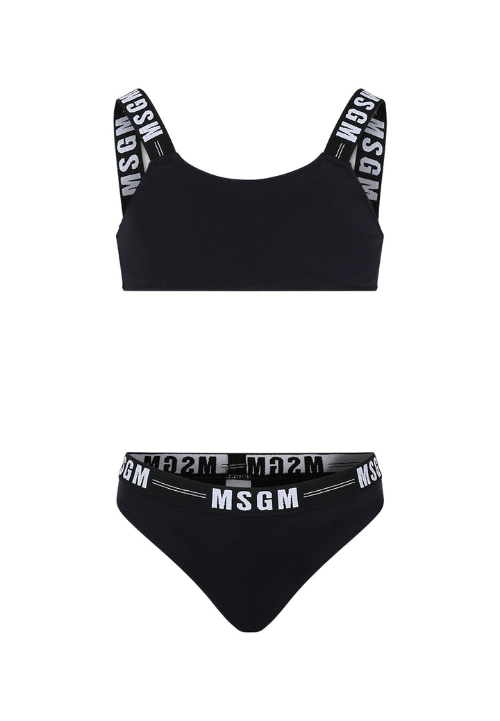 Costume bikini nero per bambina - Primamoda kids