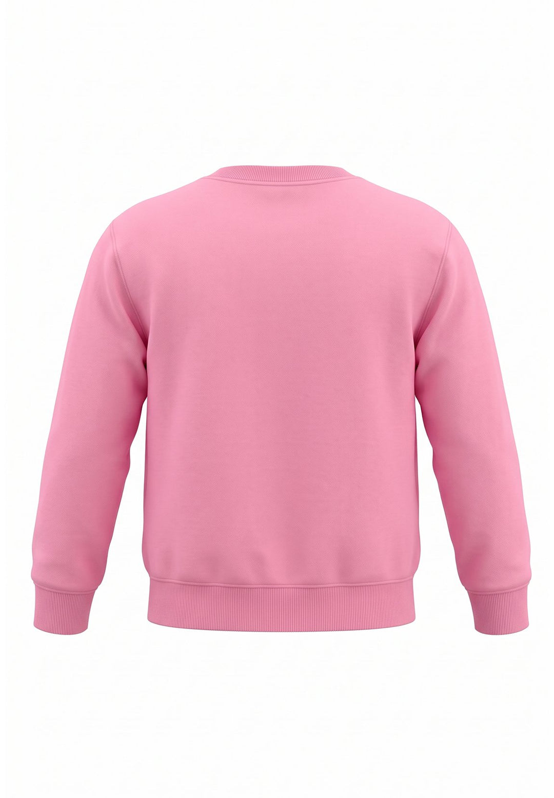 Felpa girocollo rosa unisex