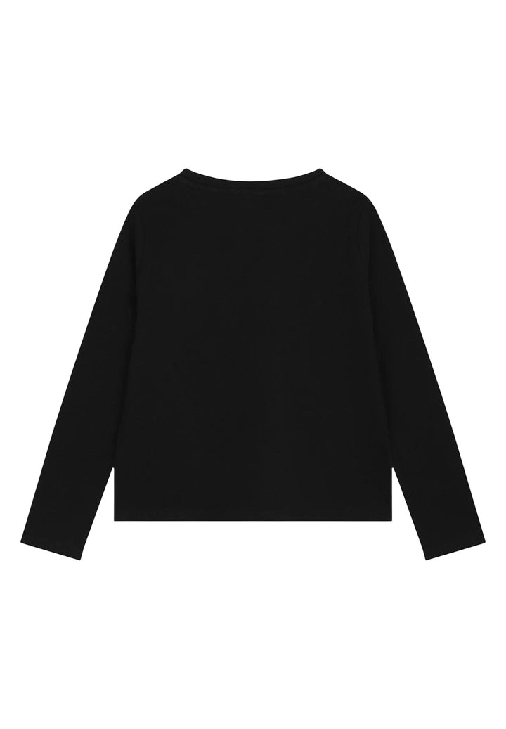 Camiseta negra para niña