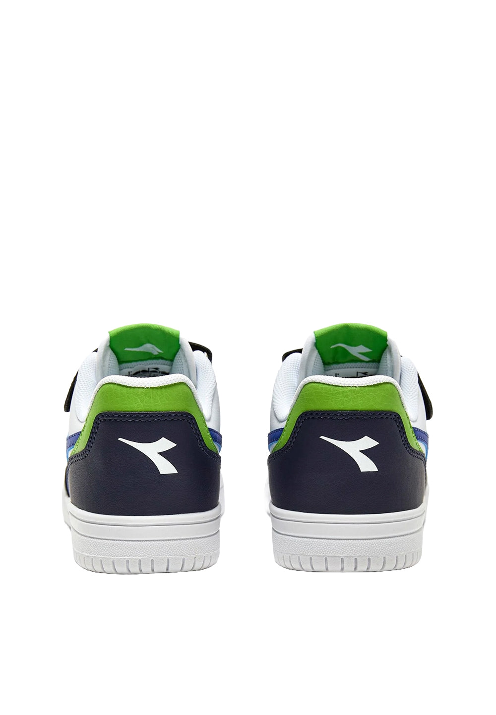 Chaussures blanches et bleues pour nouveau-nés
