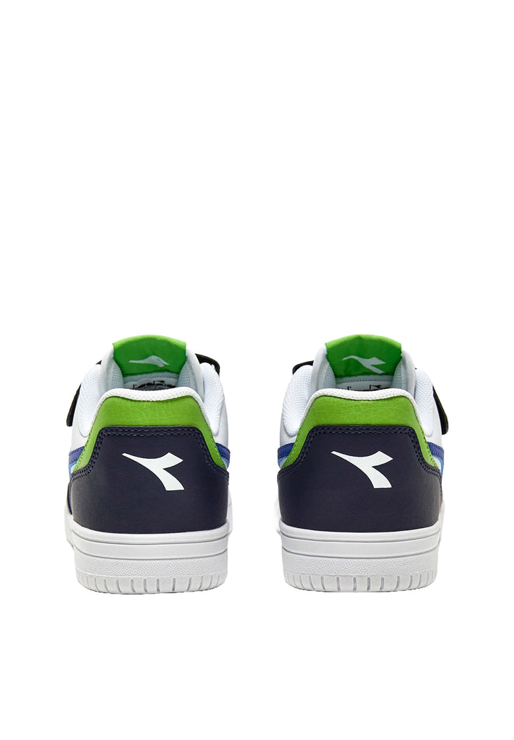 Chaussures blanches et bleues pour nouveau-nés