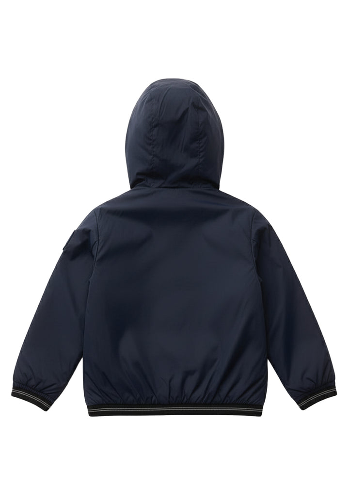 Blaue Jacke für Neugeborene
