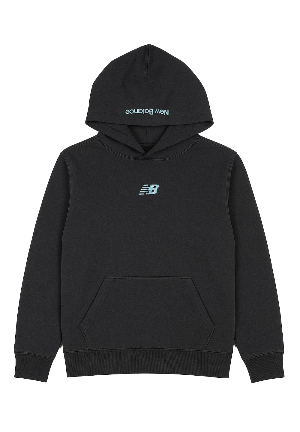 Sudadera con capucha negra para niño