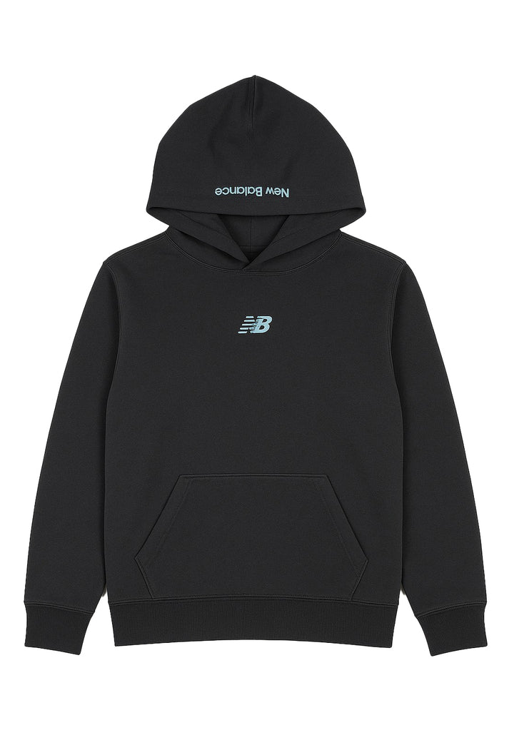 Sudadera con capucha negra para niño