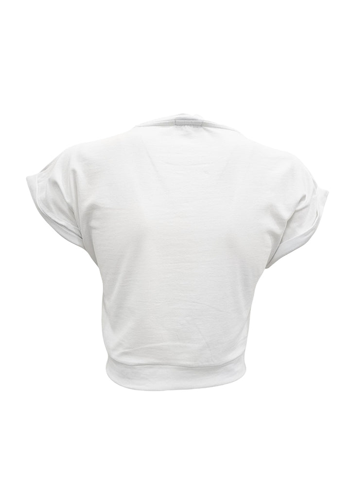 Weißes T-Shirt für Mädchen