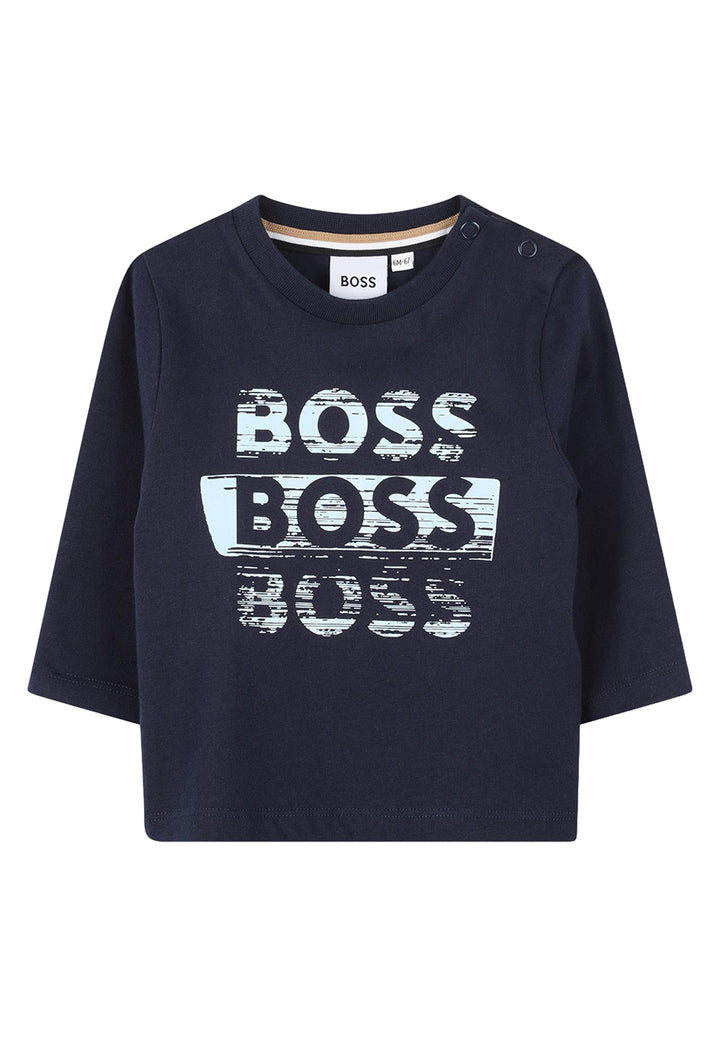 T-shirt bleu marine pour garçon