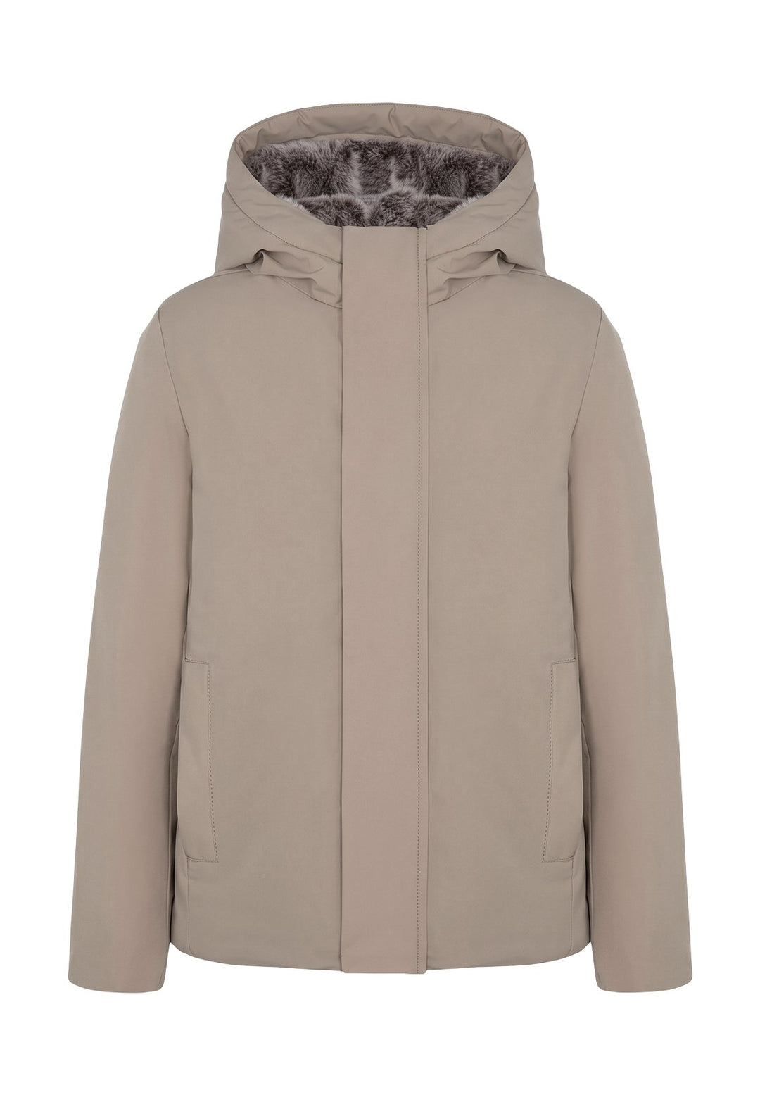 Giubbotto beige per neonato