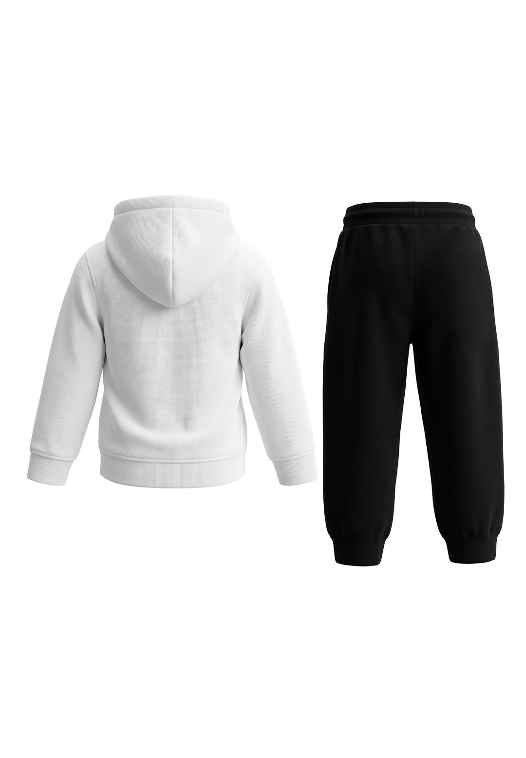 Schwarz-weißes Sweat-Set für Kinder