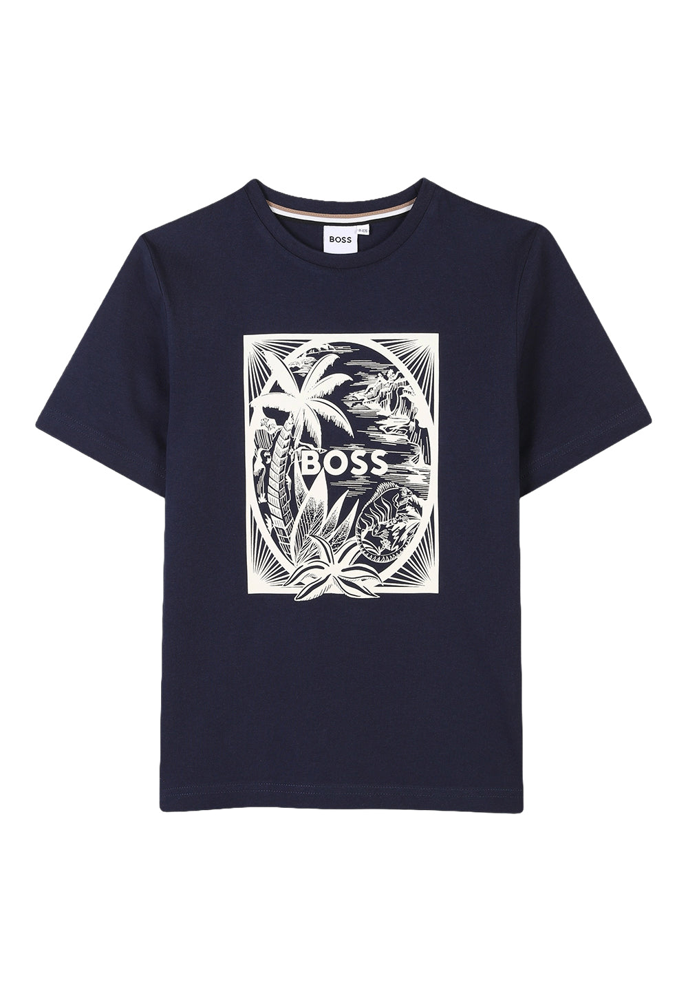 Camiseta azul para niño
