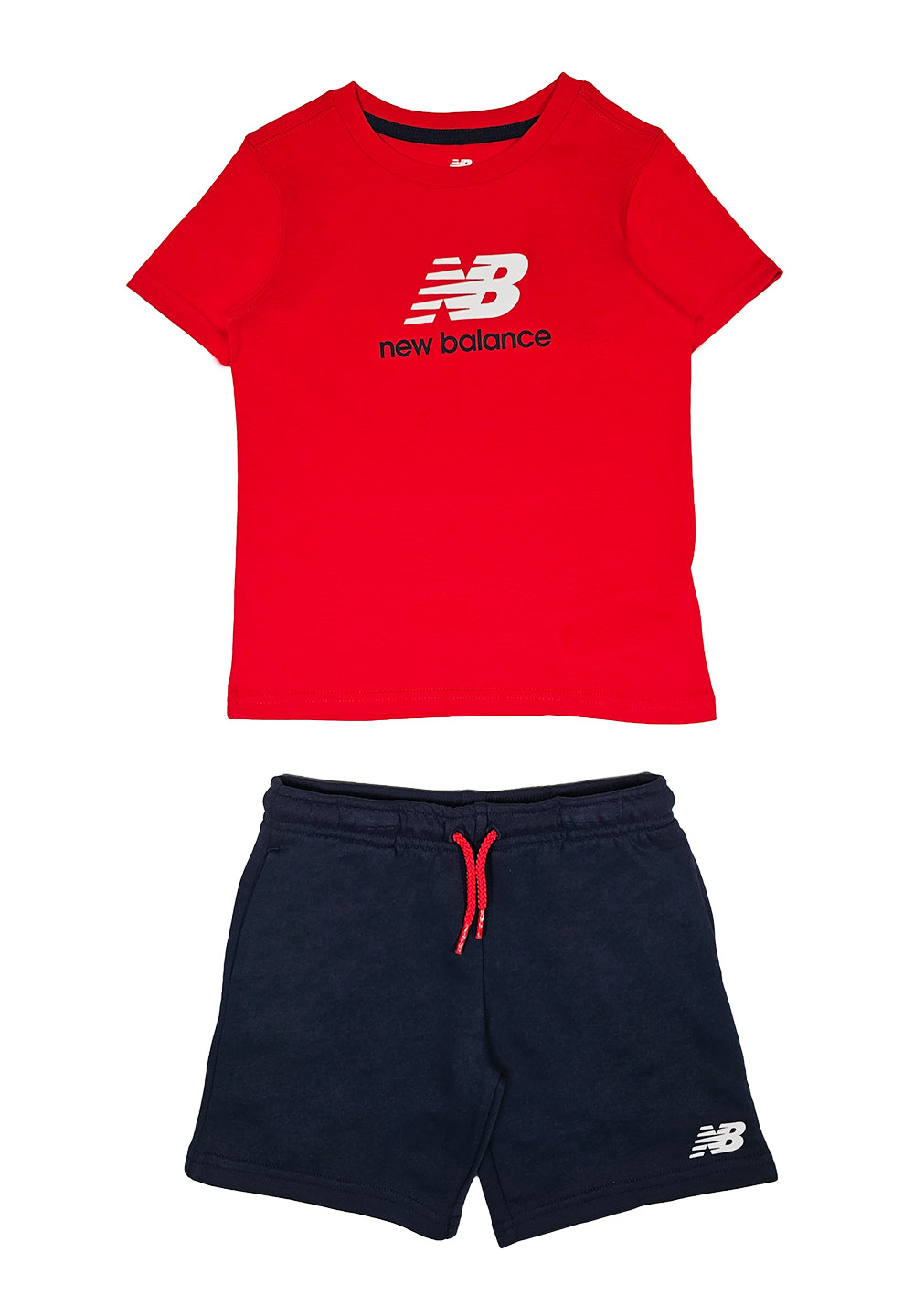 Conjunto rojo y azul para niño