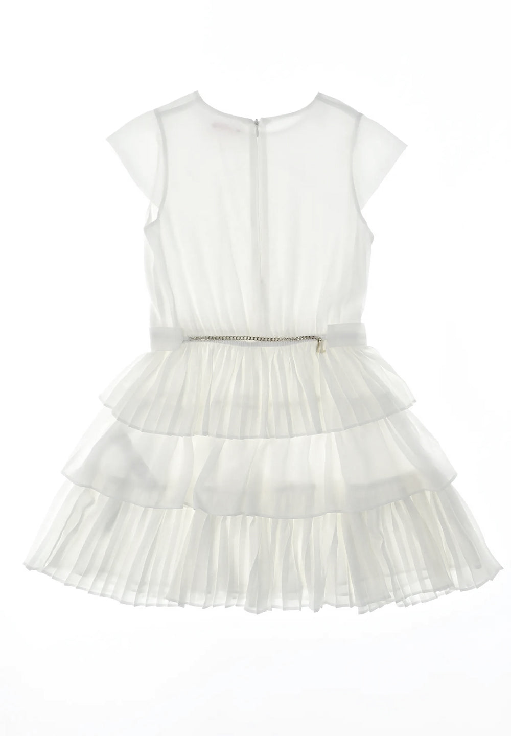 White tulle dress for girl