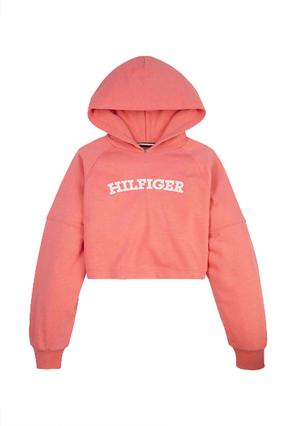 Sweat à capuche orange pour fille