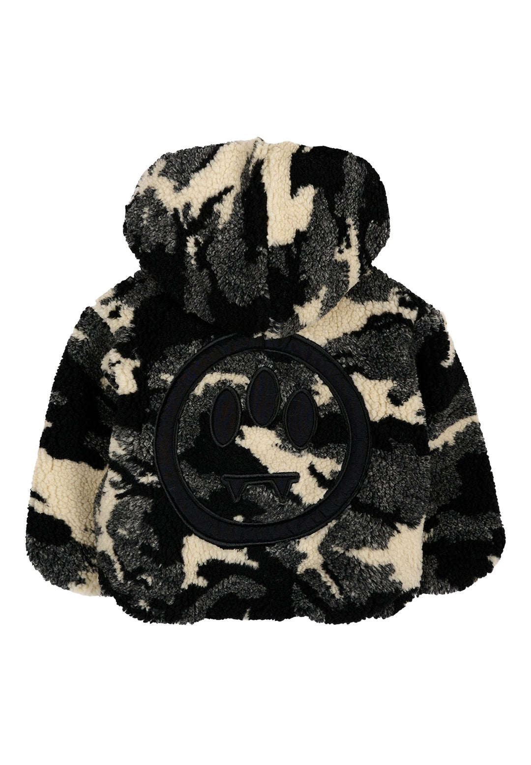 Schwarze Teddy-Jacke für Neugeborene
