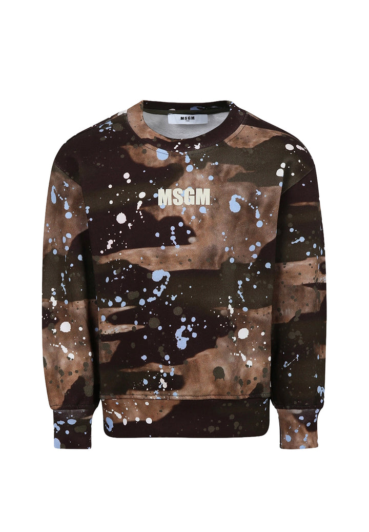 Sweat à capuche multicolore pour enfants