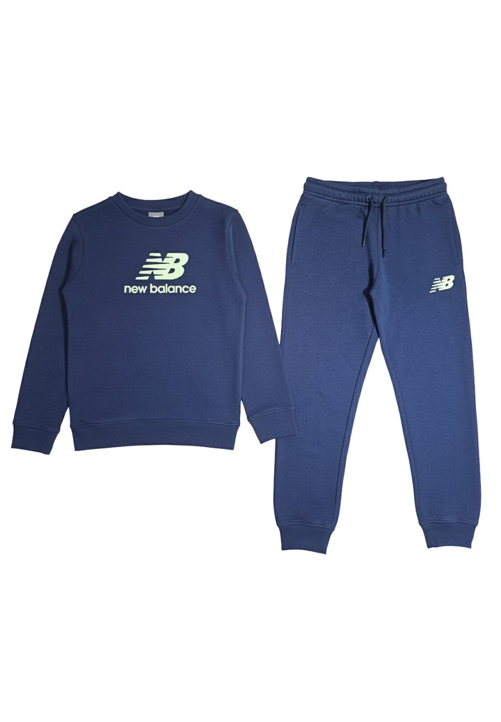 Conjunto de sudadera azul marino para niño
