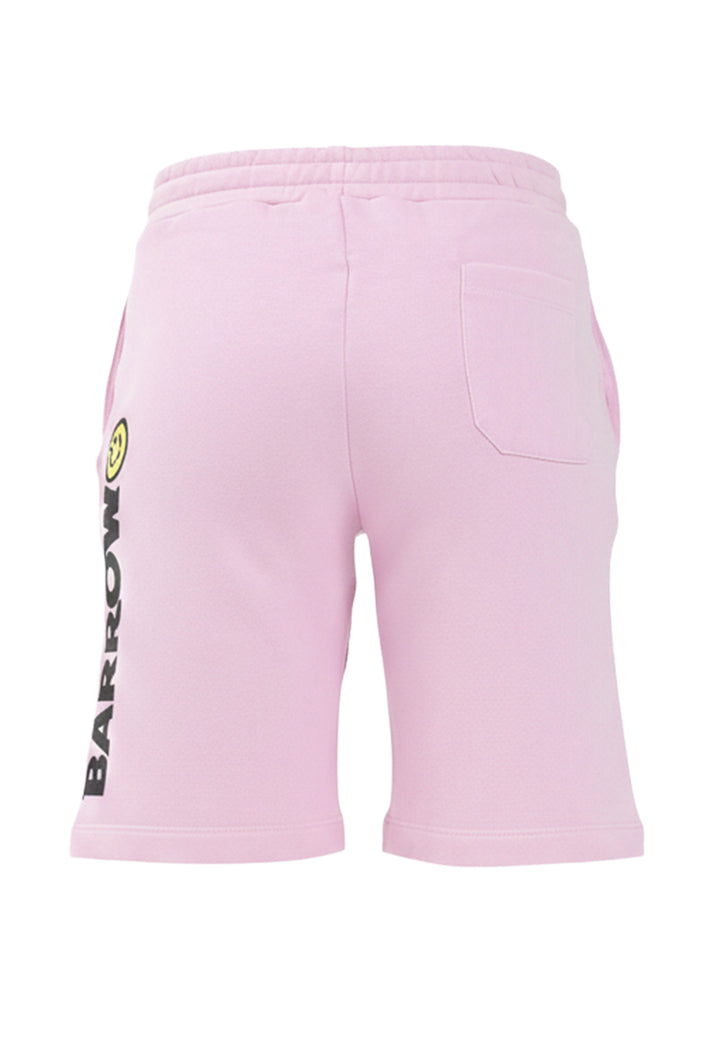 Sweat-shirt bermuda rose pour fille