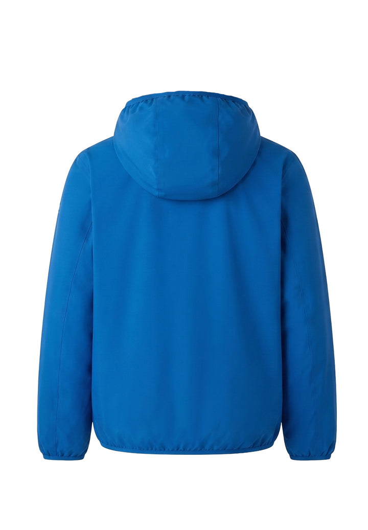 Reversible royal blue baby jacket