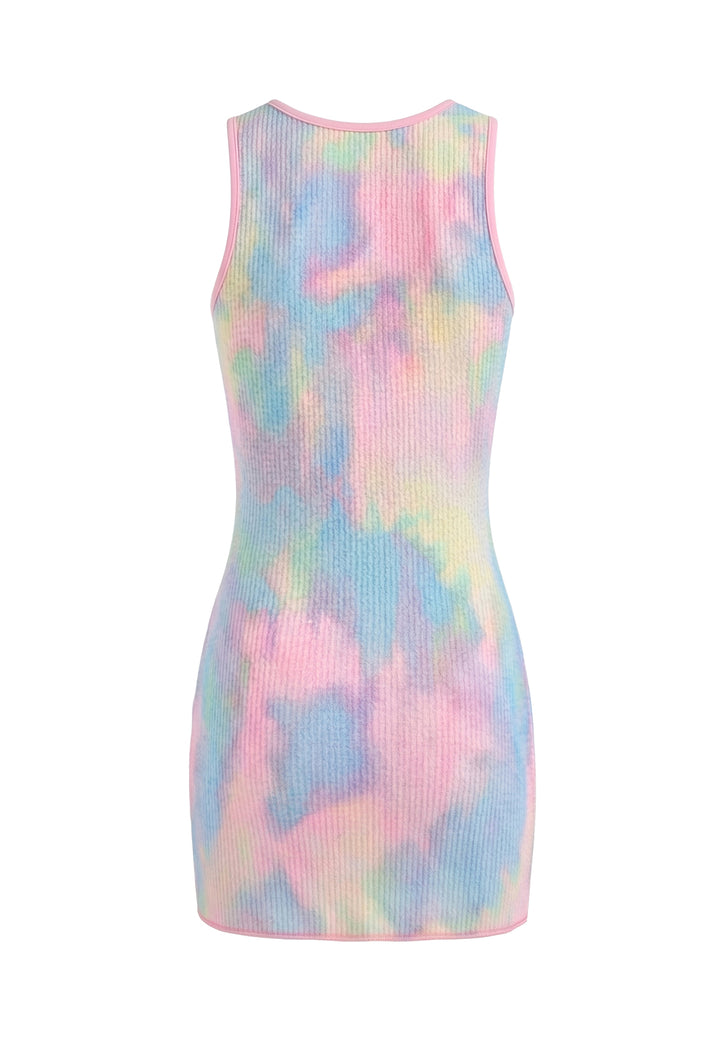Mehrfarbiges Kleid für kleine Mädchen